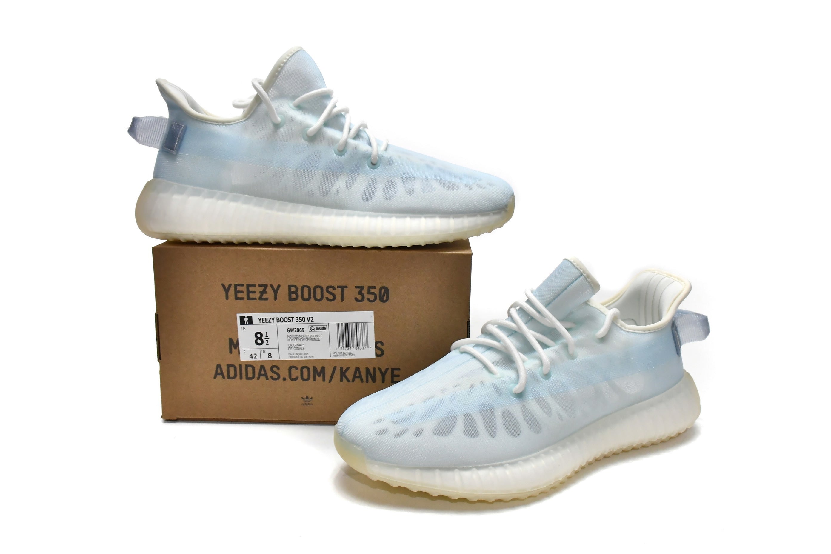 Yeezy Boost 350 V2 Mono Ice GW2869