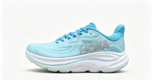 HOKA ONE ONE Clifton 10 – Lightweight Aqua Blue Runner
