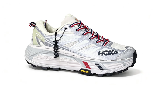 HOKA ONE Mafate 2 x Moncler – Limited Edition Trail Running Shoes, White/Grey