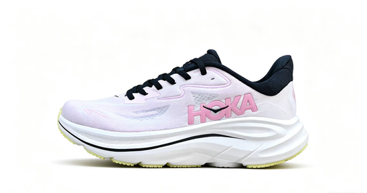 HOKA ONE ONE Clifton 10 – Lightweight Lavender & Black Runner